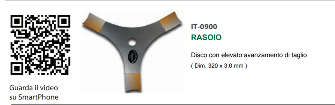 DISCO RASOIO JOANS PER DECESPUGLIATORE
