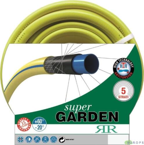 ROTOLO TUBO SUPER GARDEN 5 STRATI DIAMETRO 15 MT.100 RR ITALIA