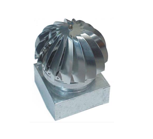 FUMAIOLO QUADRATO CM 30X30 IN LAMIERA ZINCATA