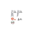 SCALA PEPPINA AA080 ALT.4.82 MT. ACCIAIO GIERRE