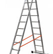 SCALA TRASFORMABILE DOPPIA IN ALLUMINIO PORTATA 150 KG. GIERRE AL 320 2 PEZZI