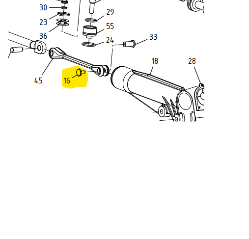 VITE BLOCCAGGIO PERNO F6 CAMPAGNOLA