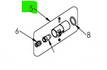 KIT ADATTATORE SUPERIORE X ASTA PNEUMATICA APT100/150/200 CASTELLARI