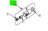 KIT ADATTATORE SUPERIORE X ASTA PNEUMATICA APT100/150/200 CASTELLARI