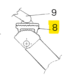 Supporto dentato zincato bianco per motozappa rl 408 Meccani Benassi