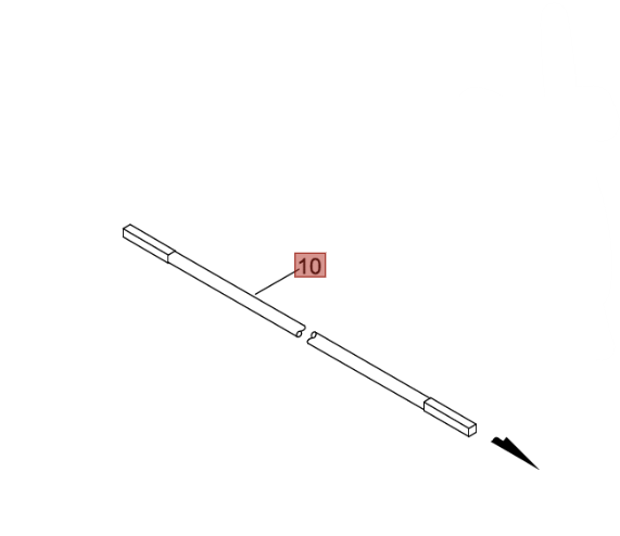 ALBERO FLESSIBILE PER TAGLIASIEPI AH236S-LW / AH265S-HS SHINDAIWA