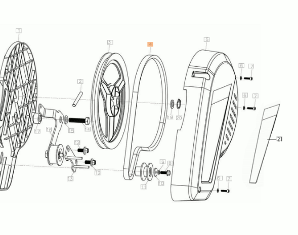 CINGHIA PER MOTOZAPPA MH155K OLEOMAC