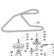 Cinghia ricambio per trattorino OM 91 Plus 14.5 hp Oleomac