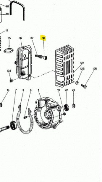 TAPPINO MARMITTA C7 RICAMBIO PER ATOMIZZATORE M1200 CIFARELLI