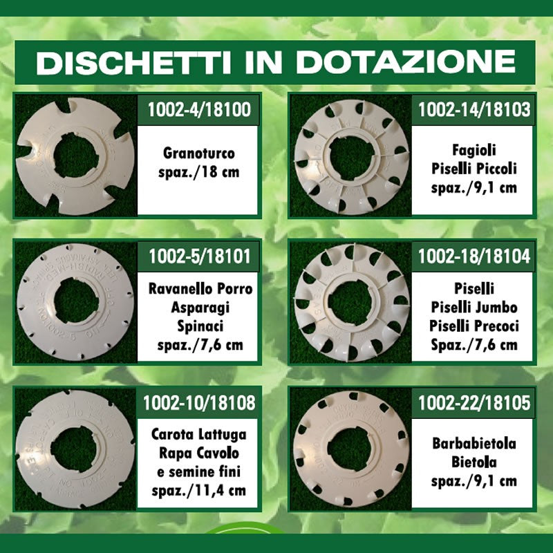 SEMINATRICE 1001/BP EARTHWAY CON 10 DISCHI