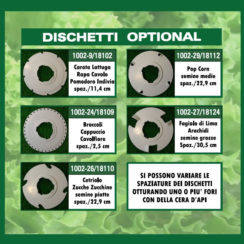 SEMINATRICE 1001/BP EARTHWAY CON 10 DISCHI