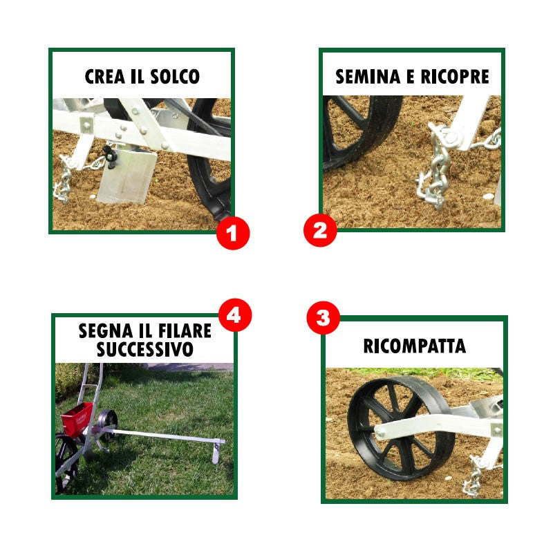 SEMINATRICE 1001/BP EARTHWAY CON 10 DISCHI