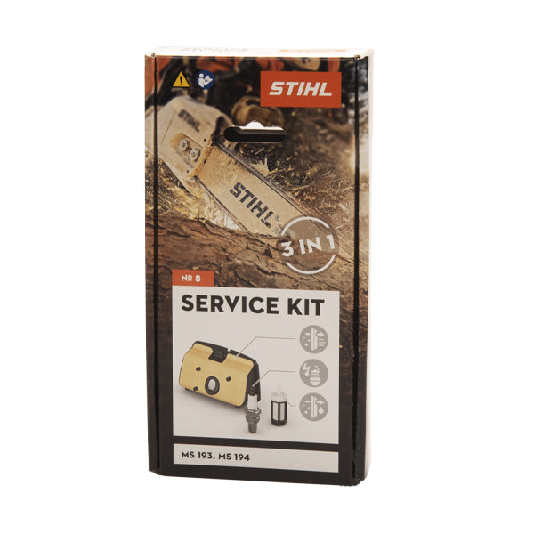 SERVICE KIT FILTRO ARIA/MISCELA CANDELA MOTOSEGA STIHL MS 193/194