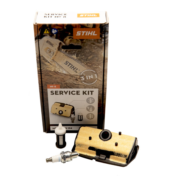 SERVICE KIT FILTRO ARIA/MISCELA CANDELA MOTOSEGA STIHL MS 193/194