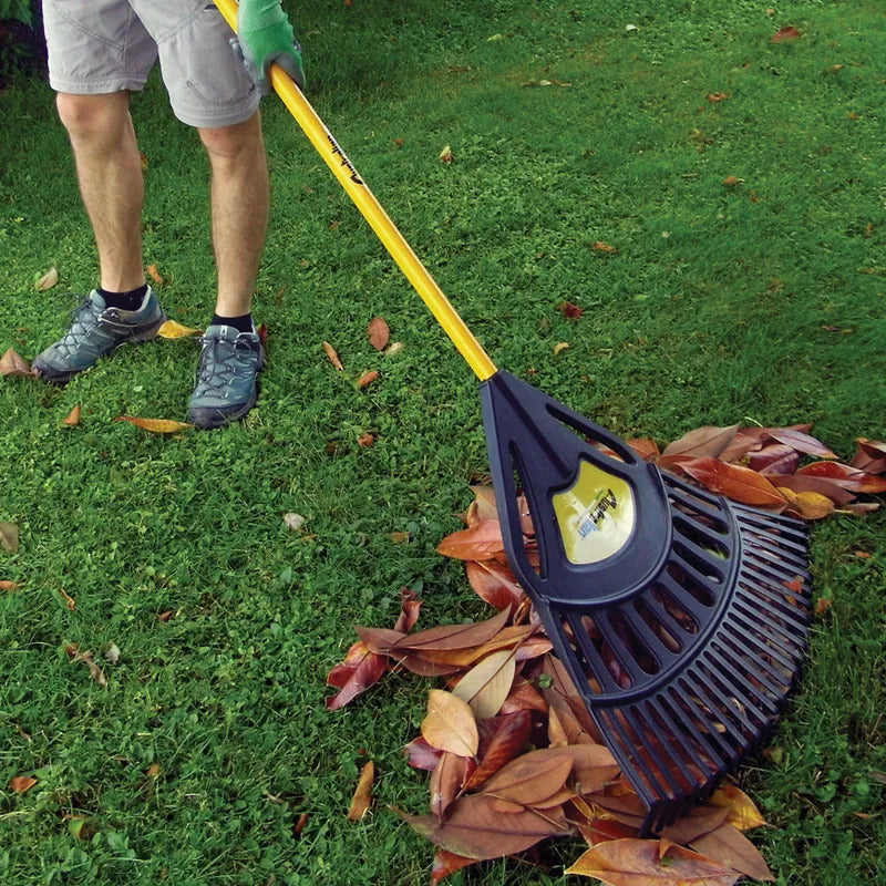 SCOPA PER FOGLIE EXTRA IN POLIPROPILENE CON MANICO FIBRA AUSTRALIAN