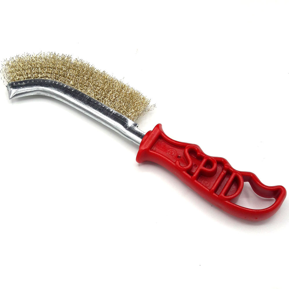 SPAZZOLA ACCIAIO SPID MADE IN ITALY DILO OTTONATO