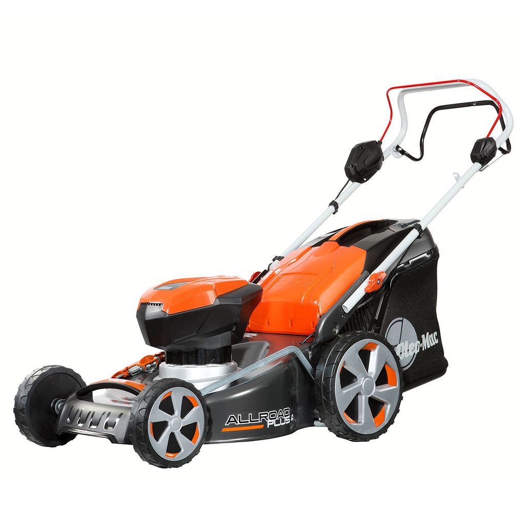 Rasaprato a batteria Oleomac GI48T cm.46 semovente con 2 batterie Bi 5,0 OM e caricabatterie CRG