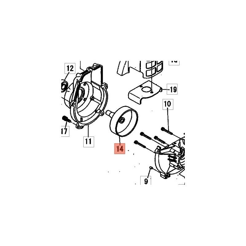 Tamburo frizione ricambo per bp45 shindaiwa