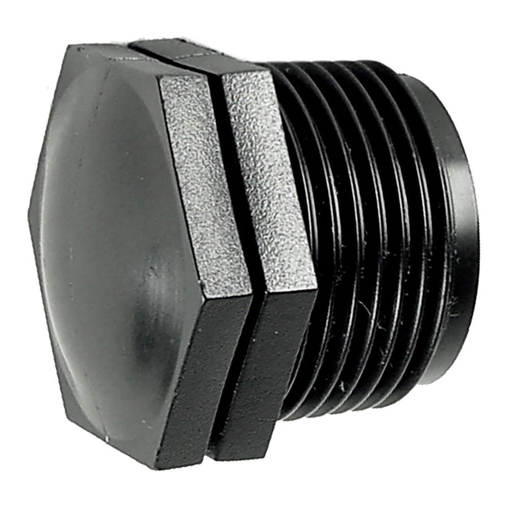 TAPPO MASCHIO FILETTATO DA 1" 1/2 NERO