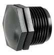 TAPPO MASCHIO FILETTATO DA 2" 1/2 NERO