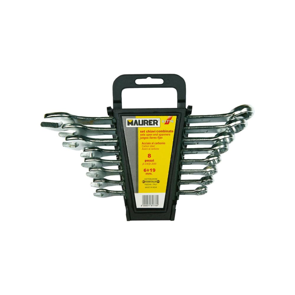CHIAVI COMBINATE AL CARBONIO SERIE 8 PZ. MAURER (6-19)
