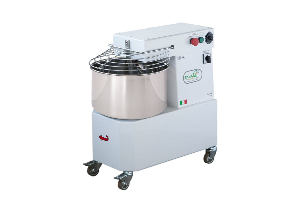 IMPASTATRICE IM20 400 TRIFASE 2 VEL.TESTA FISSA 20 KG FAMAG