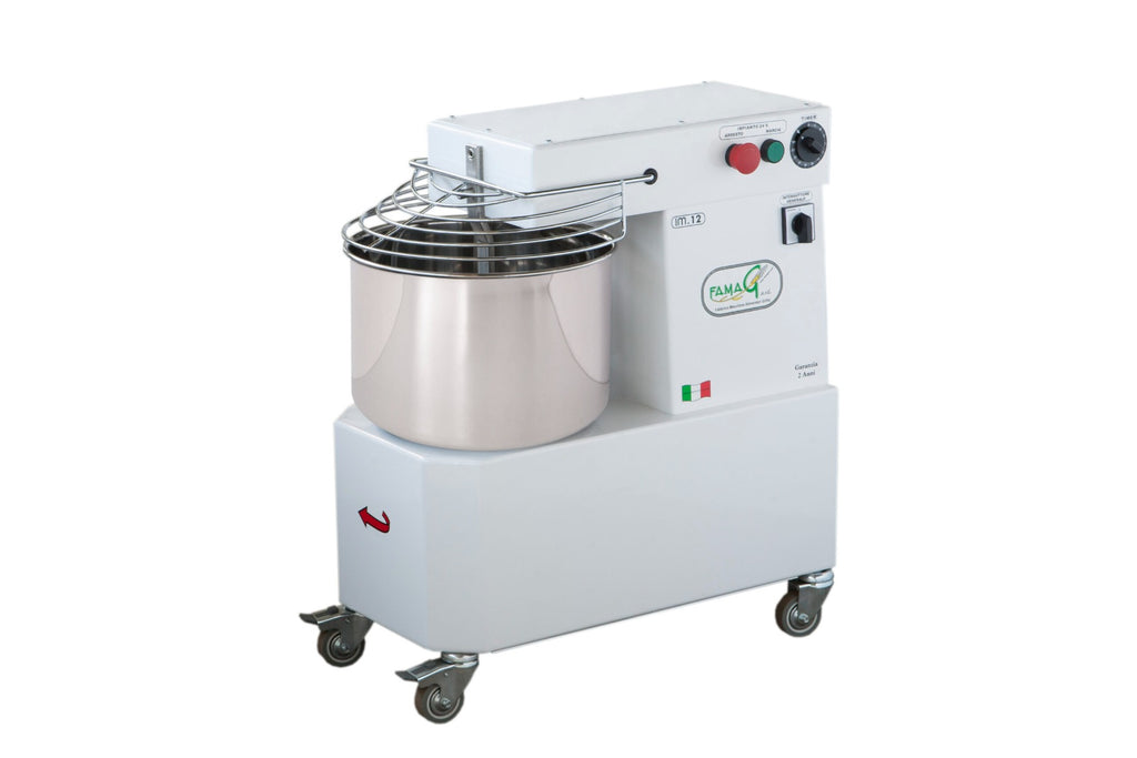 IMPASTATRICE IM15 400 TRIFASE 2 VELOCITA' TESTA FISSA 15 KG FAMAG