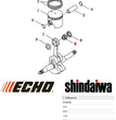 GABBIA A RULLI PER DECESPUGLIATORE T350 E MOTOSEGA 377 SHINDAIWA