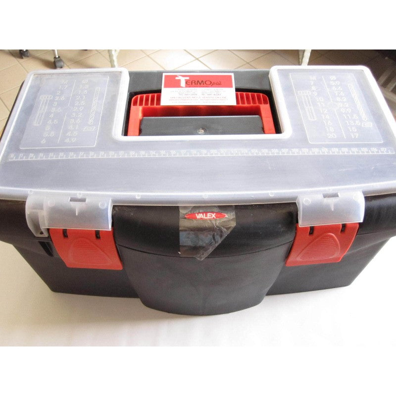 CASSETTA PORTA ATTREZZI VALEX 45X21X19 ROSSA VALEX