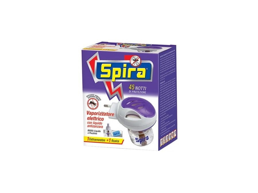 VAPORIZZATORE ELETTRICO CON LIQUIDO ANTIZANZARA SPIRA