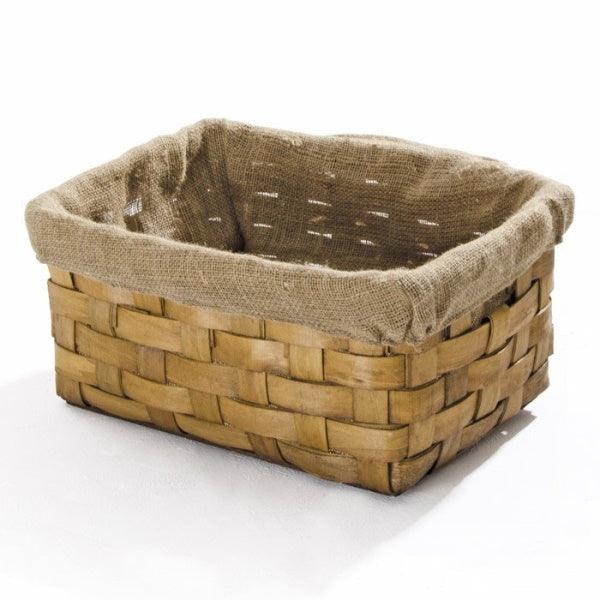 CESTA PORTALEGNA RETTANGOLARE SENZA MANICI SMALL 52X36XH30 VERDELOOK