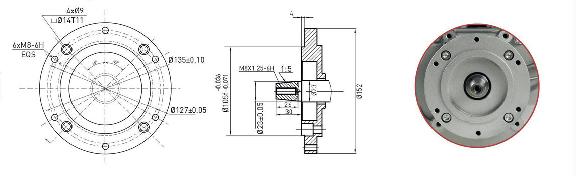 MOTORE MOTOZAPPA MOTOPOMPA ZBM210 C1M ALB.CONICO DIAM.23 HP7 ZANETTI