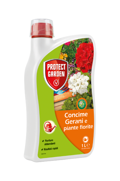 Concime liquido per gerani e piante fiorite Bayfolan Bayer lt.1
